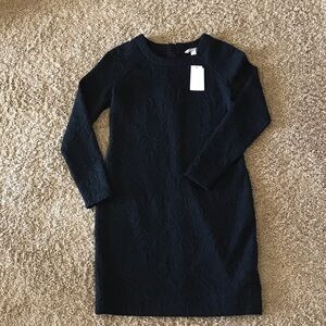 New With Tags Banana Republic Black Knit Dress size 4 petite